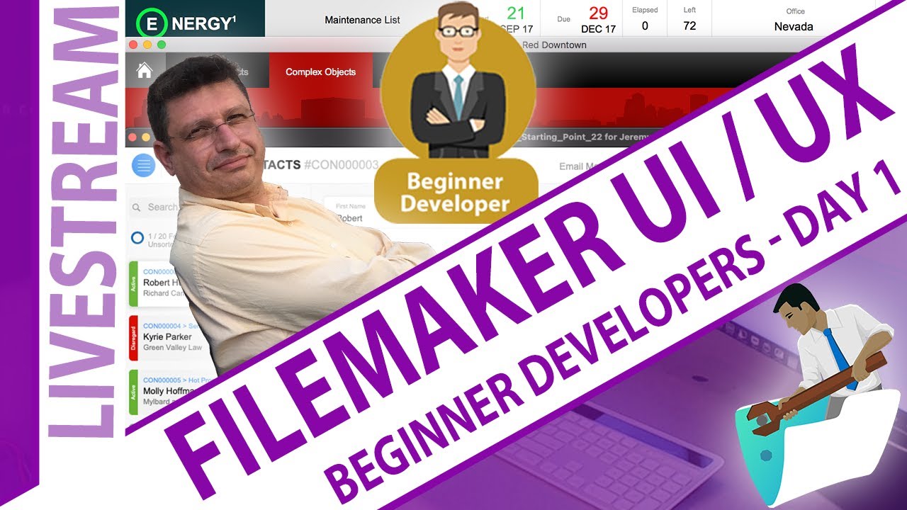 FileMaker UI-UX Design - Beginner Developers - Claris Platform - Long ...